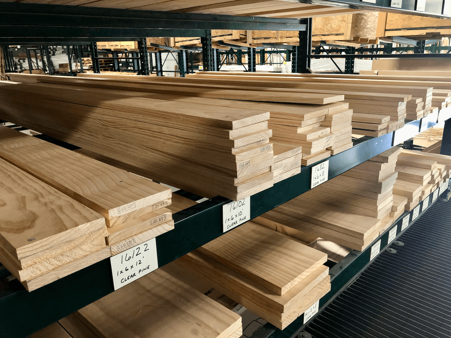 Some of MRD's lumber products.