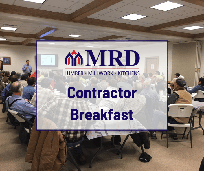 MRD Lumber. Contractor Breakfast.