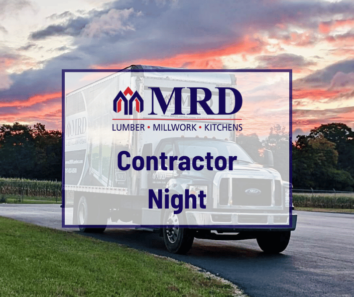 MRD Lumber. Contractor Night.